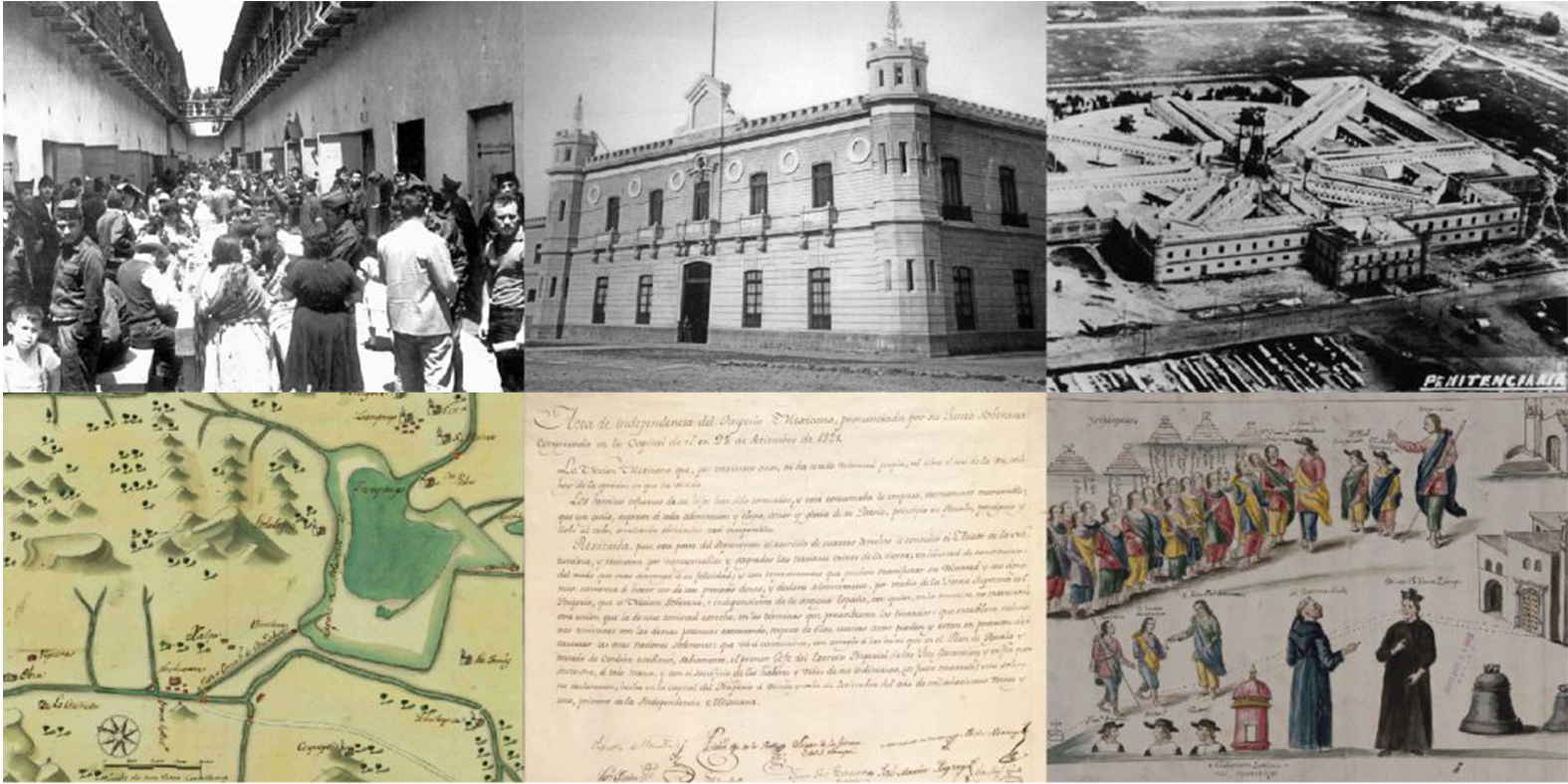 Historyczne dokumenty National Archives of Mexico​​